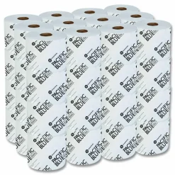 Georgia Pacific Professional Pacific Blue Basic High-Capacity Bathroom Tissue, Septic Safe, 1-Ply, White, 1,500 Sheets/Roll, 48 Rolls/Carton