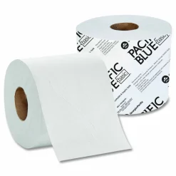 Georgia Pacific Professional Pacific Blue Basic High-Capacity Bathroom Tissue, Septic Safe, 1-Ply, White, 1,500 Sheets/Roll, 48 Rolls/Carton