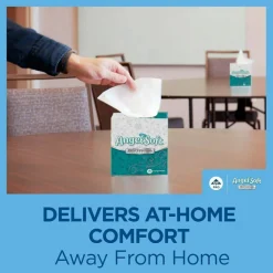 Georgia Pacific Professional Angel Soft ps Facial Tissue, 2-Ply, White, 50 Sheets/Box, 60 Boxes/Carton