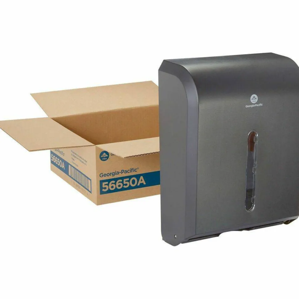 Georgia Pacific Professional Dispenser for Combi-fold C-Fold/Multifold/BigFold Towels, 12.3 x 6 x 15.5, Black
