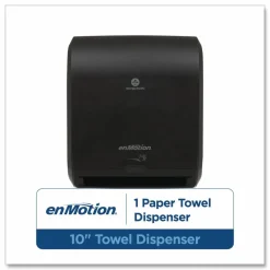 Georgia Pacific Professional enMotion Automated Touchless Towel Dispenser, 9.5 x 14.7 x 17.3, Black