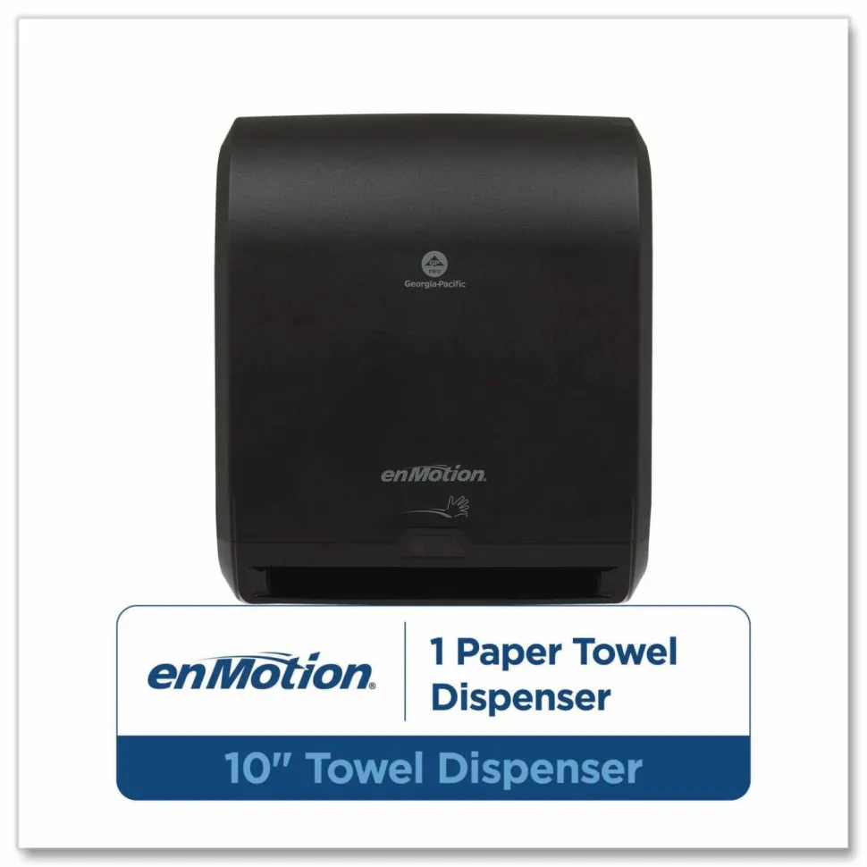 Georgia Pacific Professional enMotion Automated Touchless Towel Dispenser, 9.5 x 14.7 x 17.3, Black