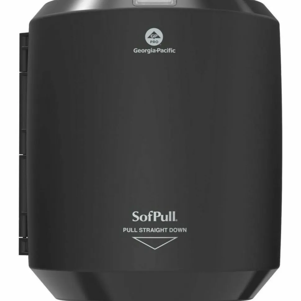 Georgia Pacific Professional SofPull CenterPull Hand Towel Dispenser, 9.63 x 8.88 x 10.94, Black
