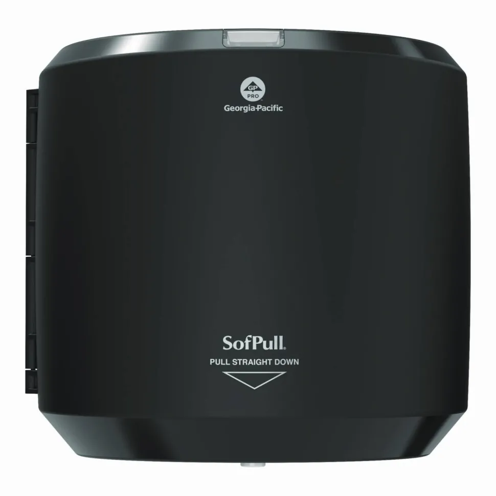 Georgia Pacific Professional SofPull CenterPull Hand Towel Dispenser, 10.13 x 10.58 x 11.33, Black