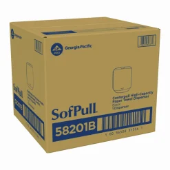 Georgia Pacific Professional SofPull CenterPull Hand Towel Dispenser, 10.13 x 10.58 x 11.33, Black