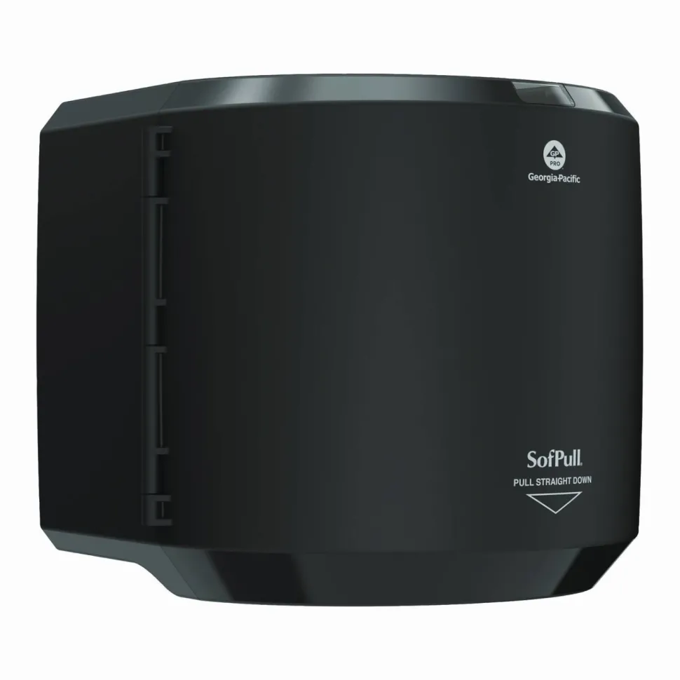 Georgia Pacific Professional SofPull CenterPull Hand Towel Dispenser, 10.13 x 10.58 x 11.33, Black