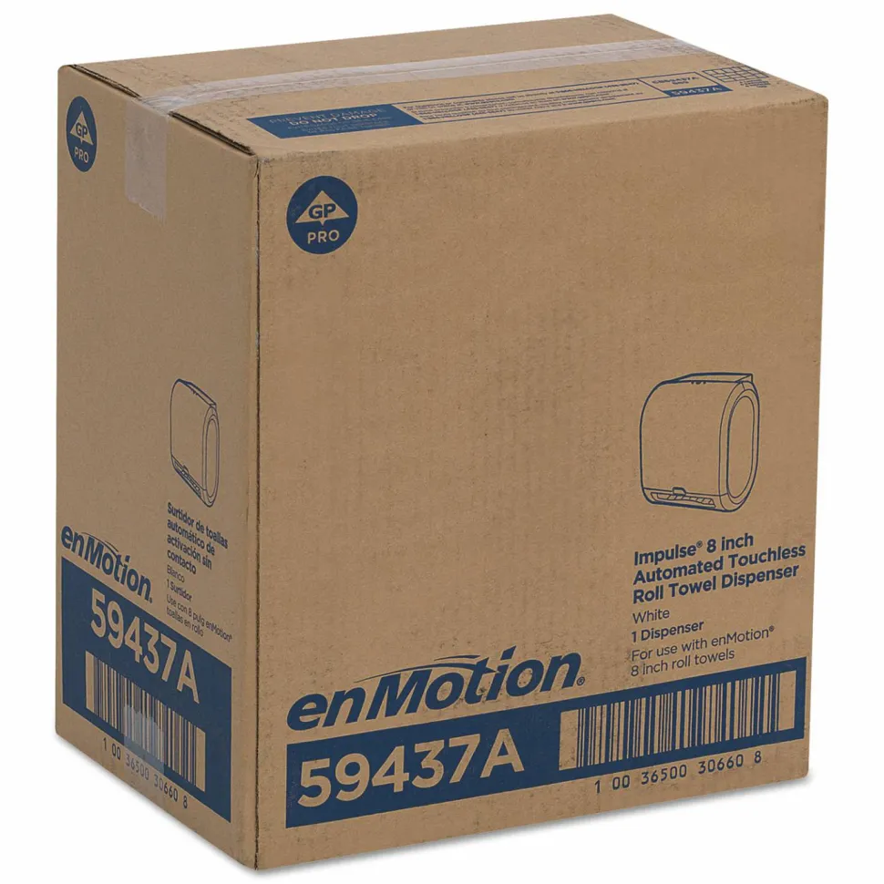 Georgia Pacific Professional enMotion Automated Roll Towel Dispenser, 13.06 x 9.06 x 14.88, White