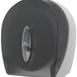 Georgia-Pacific 1-Roll Jumbo Jr. High-Capacity Toilet Paper Dispenser, Translucent Smoke