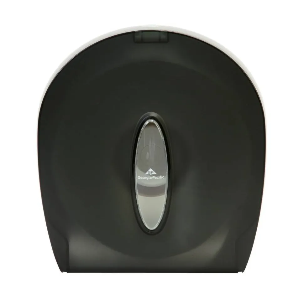 Georgia-Pacific 1-Roll Jumbo Jr. High-Capacity Toilet Paper Dispenser, Translucent Smoke