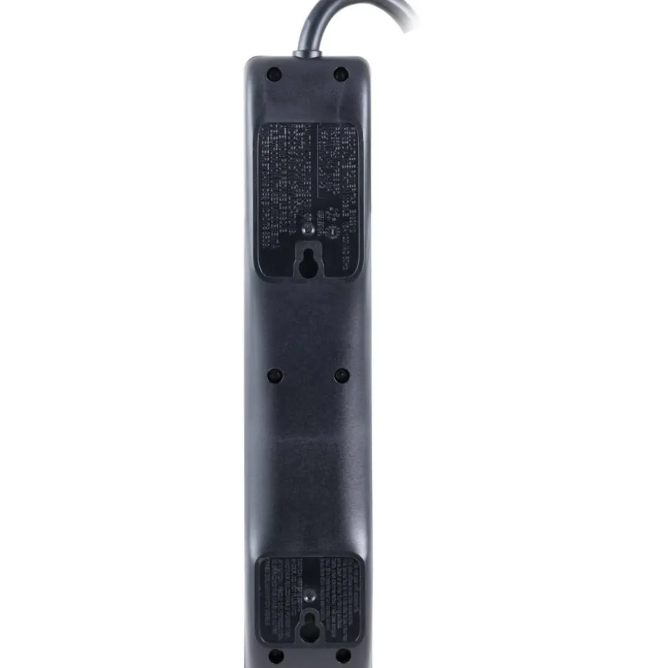 GE 6-Outlet Surge Protector, 6' Cord, Black