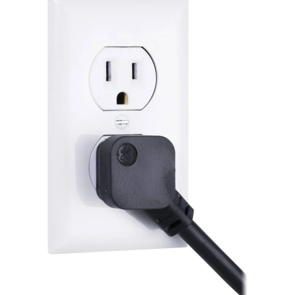 GE 6-Outlet Surge Protector, 6' Cord, Black