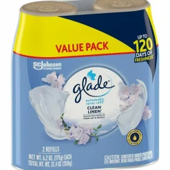 Glade Automatic Spray Refill Value Pack - 12.4 fl oz (0.4 quart) - 70 Day - Long Lasting - 2/Pack - 3 / Carton