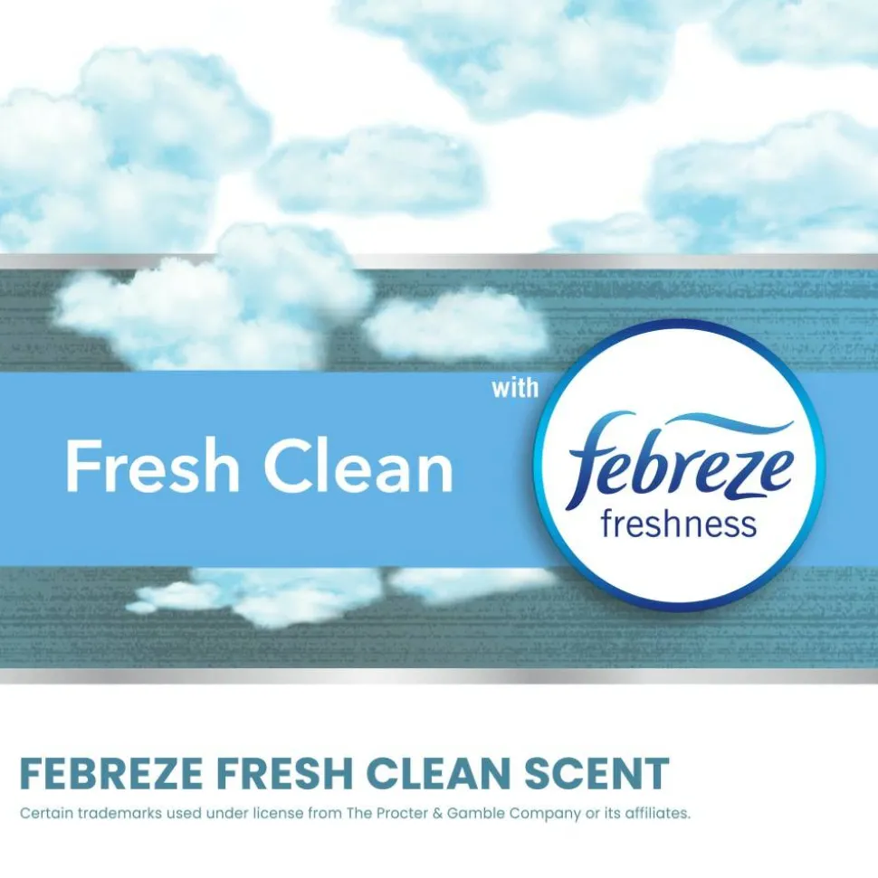 Glad ForceFlex Tall Kitchen Drawstring Trash Bags, 0.72 mil, 13 Gallon, Gain Fresh Clean, 110 Count (78554)