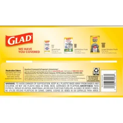 Glad ForceFlex Tall Kitchen Drawstring Trash Bags, 0.72 mil, 13 Gallon, Gain Original with Febreze Freshness, 110 Count