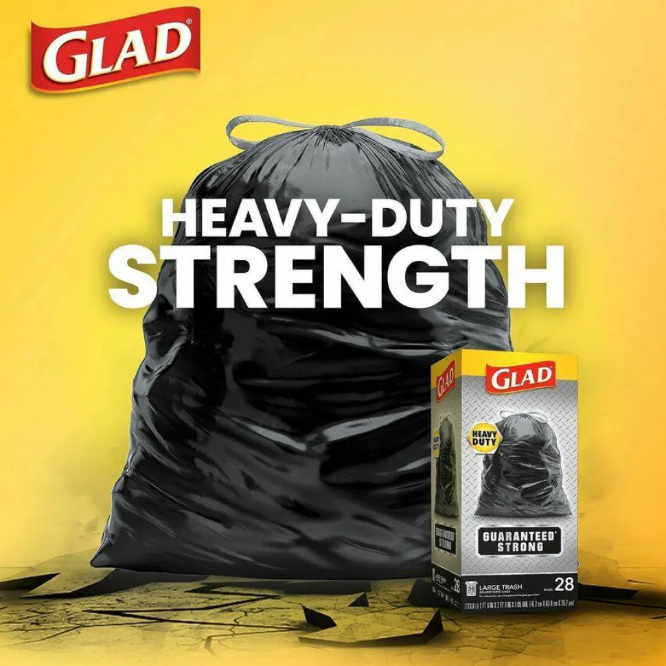 Glad Strong Large Drawstring Trash Bags
