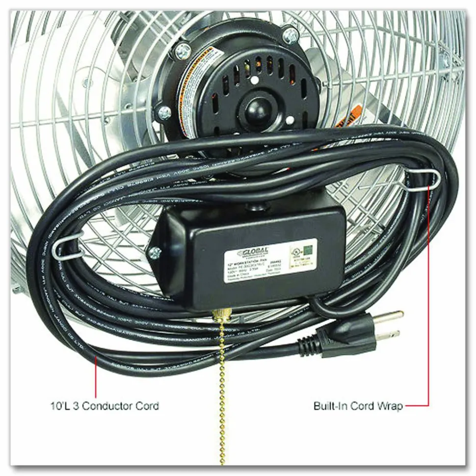 Global Industrial 18" Industrial Workstation Fan, 4,600 CFM, 1/3 hp