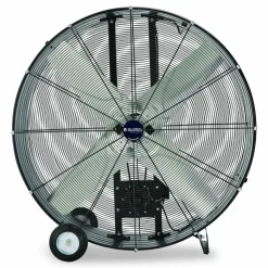 Global Industrial 48" Portable Drum Blower Fan, 2 Speeds, Black