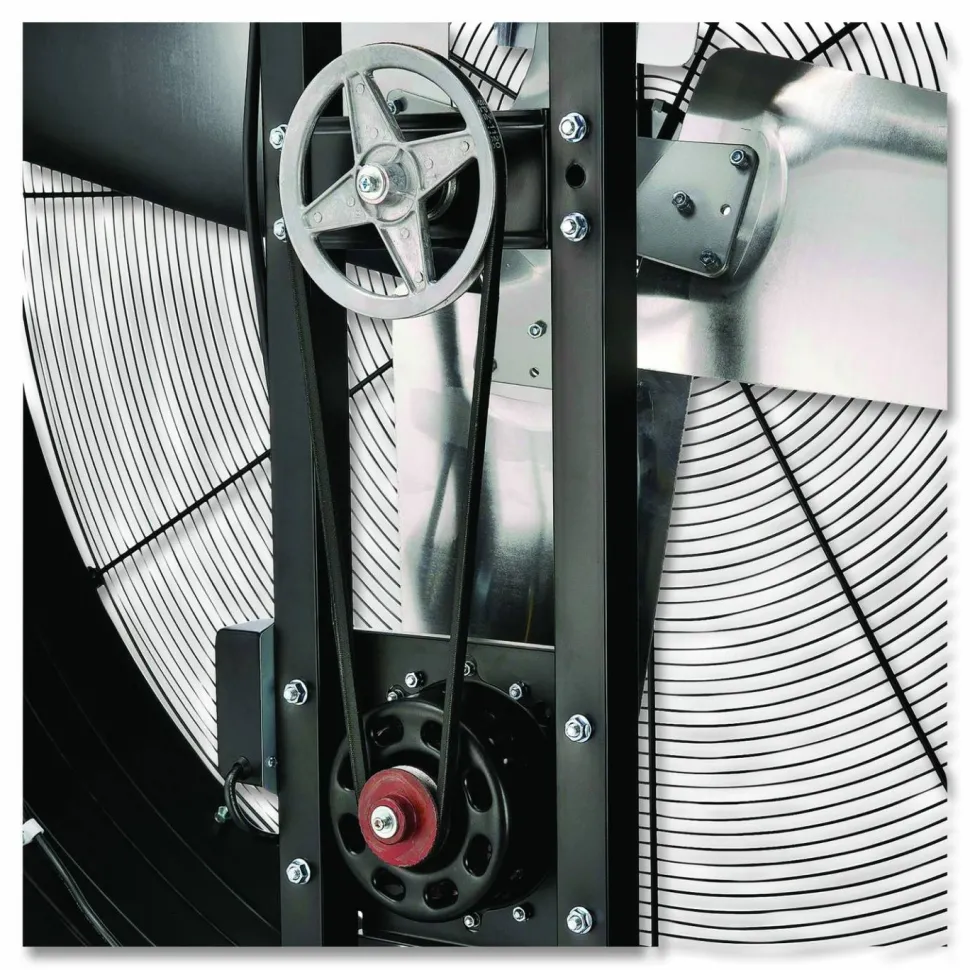 Global Industrial 48" Portable Drum Blower Fan, 2 Speeds, Black