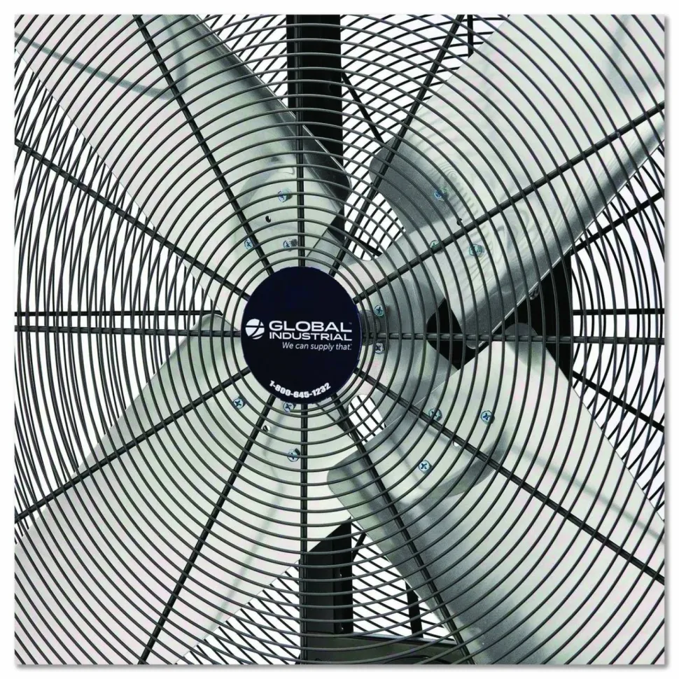 Global Industrial 48" Portable Drum Blower Fan, 2 Speeds, Black