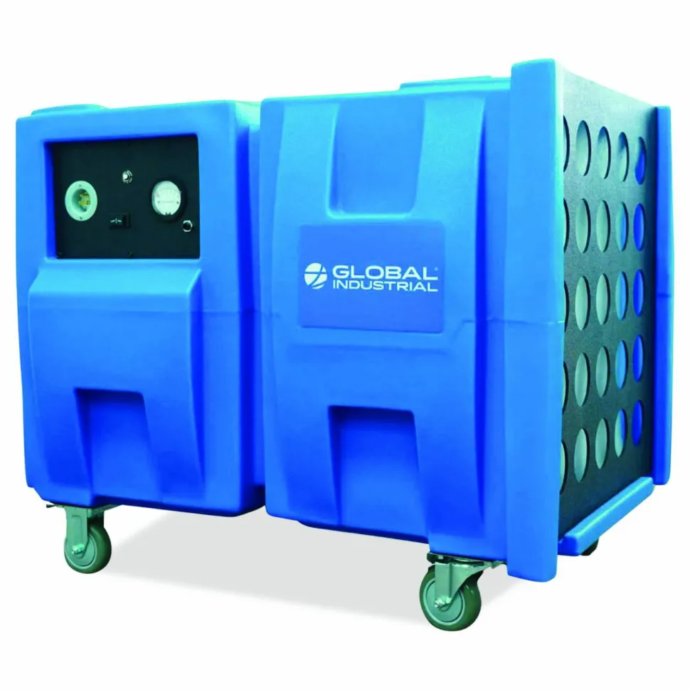 Global Industrial Commercial Air Scrubber and Negative Air Machine with HEPA Filter, 2 Speed, 1,000/2,000 CFM, 115 V