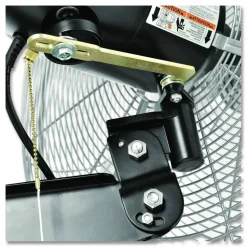 Global Industrial Deluxe Oscillating Wall Mount Fan, 24