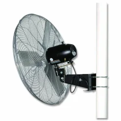 Global Industrial Deluxe Oscillating Fan, Pole or Column Mount, 30