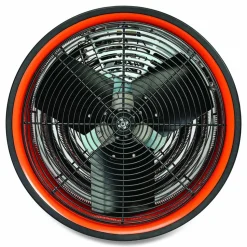 Global Industrial Electric Salamander Heater with Adjustable Thermostat, 208 V, 15,000 W, 23.03 x 34.75 x 24.68, Orange