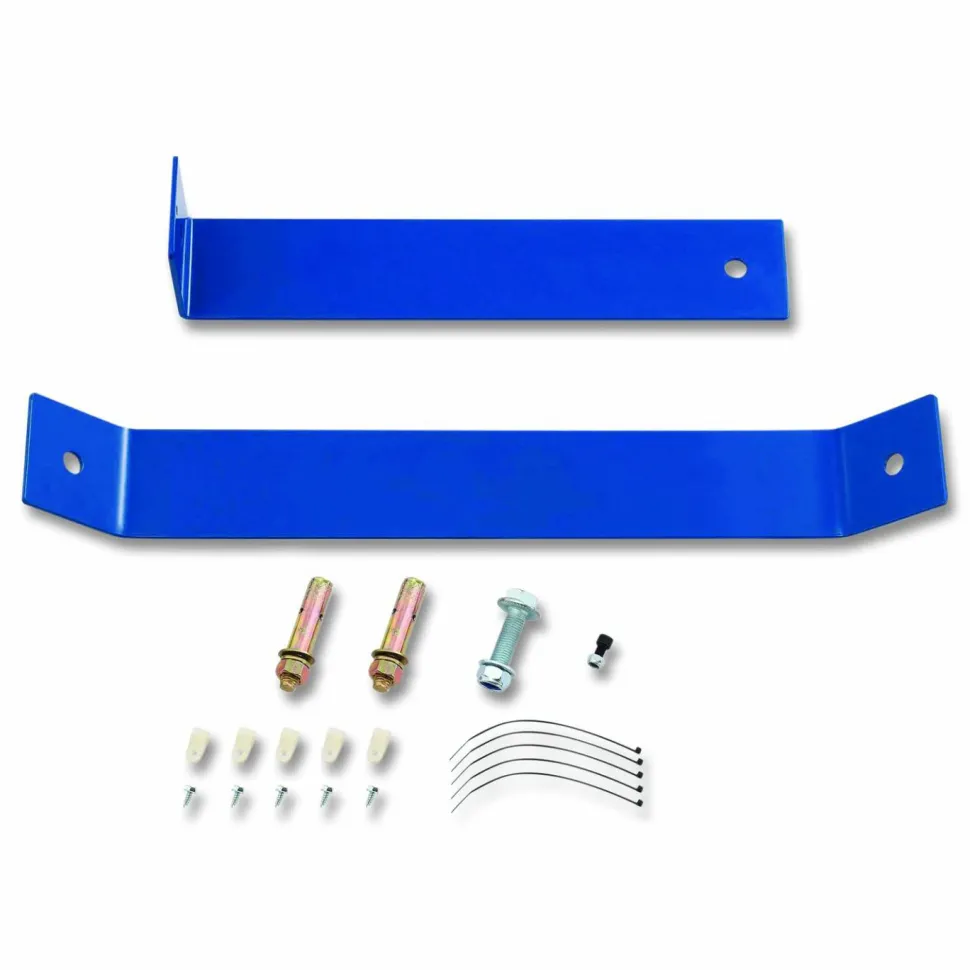 Global Industrial High Velocity Fan, Wall and Column Mount, 14", 1 Speed, Blue