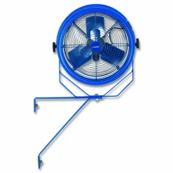 Global Industrial High Velocity Fan, Wall and Column Mount, 22", 1 Speed, Blue