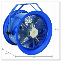 Global Industrial High Velocity Drum Fan with Yoke Mount, 18