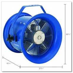 Global Industrial High Velocity Drum Fan with Yoke Mount, 14