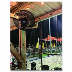 Global Industrial Industrial Wall Mounted Oscillating Fan, 18