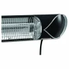Global Industrial Infrared Patio Heater with Remote Control, 1,500 W, 35.38 x 5.13 x 3.5, Black