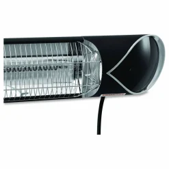 Global Industrial Infrared Patio Heater with Remote Control, 1,500 W, 35.38 x 5.13 x 3.5, Black