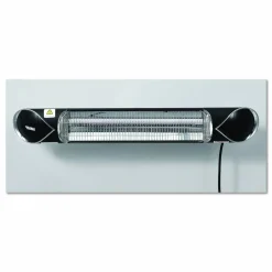 Global Industrial Infrared Patio Heater with Remote Control, 1,500 W, 35.38 x 5.13 x 3.5, Black