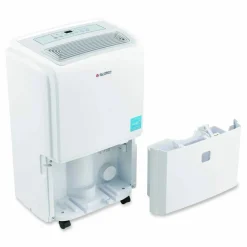 Global Industrial Portable Dehumidifier with Pump and Wi-Fi, 9.62 x 11.62 x 19.87, White