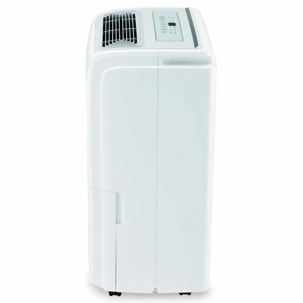Global Industrial Portable Dehumidifier with Pump and Wi-Fi, 9.62 x 11.62 x 19.87, White