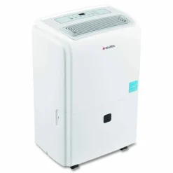 Global Industrial Portable Dehumidifier with Pump and Wi-Fi, 9.62 x 11.62 x 19.87, White