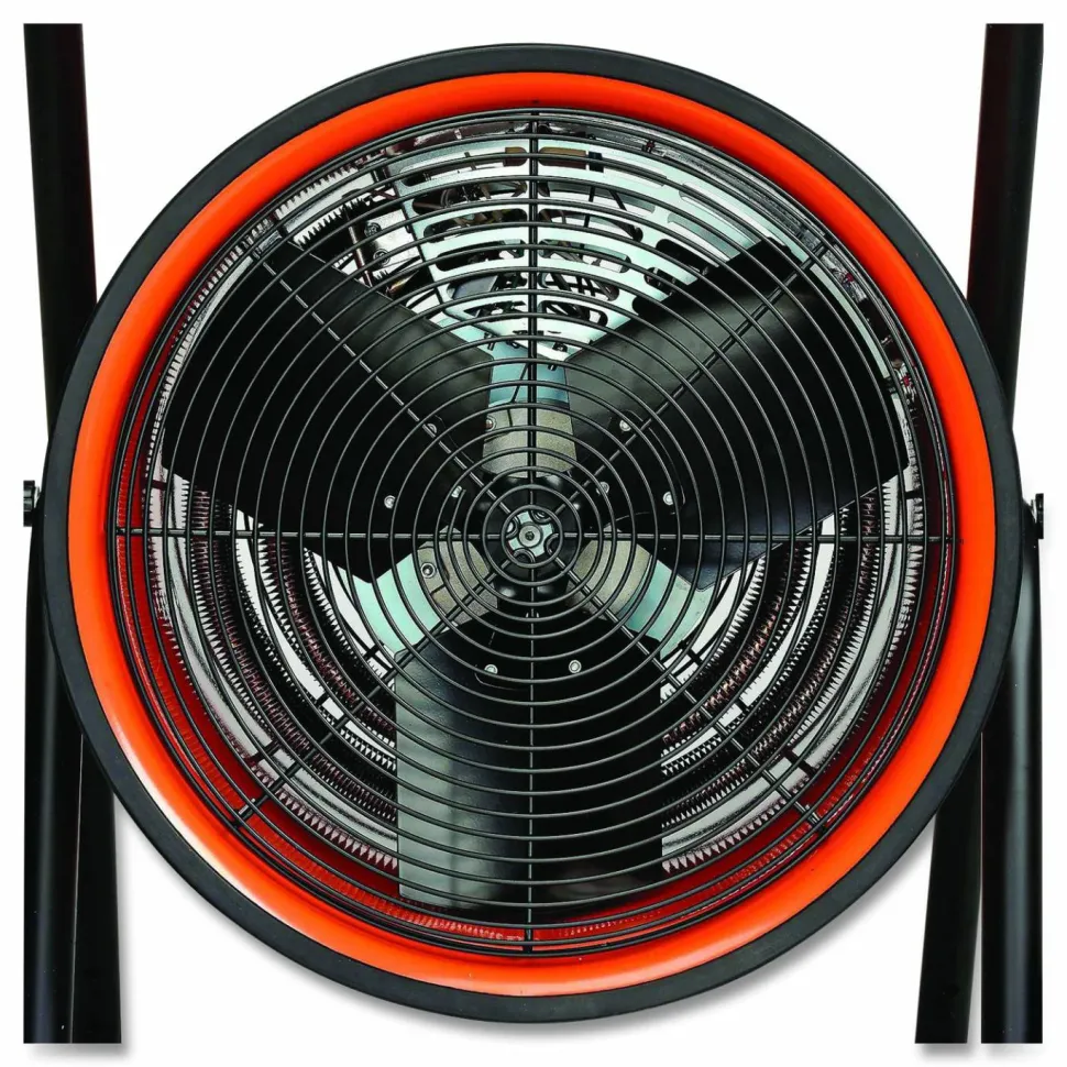 Global Industrial Portable Salamander Heater with Adjustable Thermostat, 30,000 W, 22 x 28 x 38.5, Orange