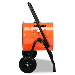 Global Industrial Portable Salamander Heater with Adjustable Thermostat, 208 V, 15,000 W, 21.59 x 28 x 38.5, Orange