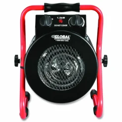 Global Industrial Portable Electric Space Heater, 1,500 W, 11.25 x 14.75 x 17.5, Black