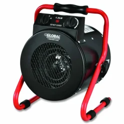 Global Industrial Portable Electric Space Heater, 1,500 W, 11.25 x 14.75 x 17.5, Black