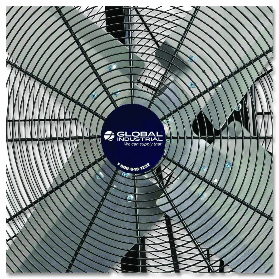 Global Industrial Portable Drum Blower Fan, 42", 2 Speeds, Black