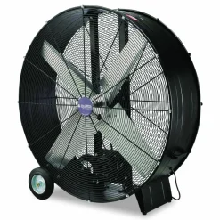 Global Industrial Portable Drum Blower Fan, 42", 2 Speeds, Black