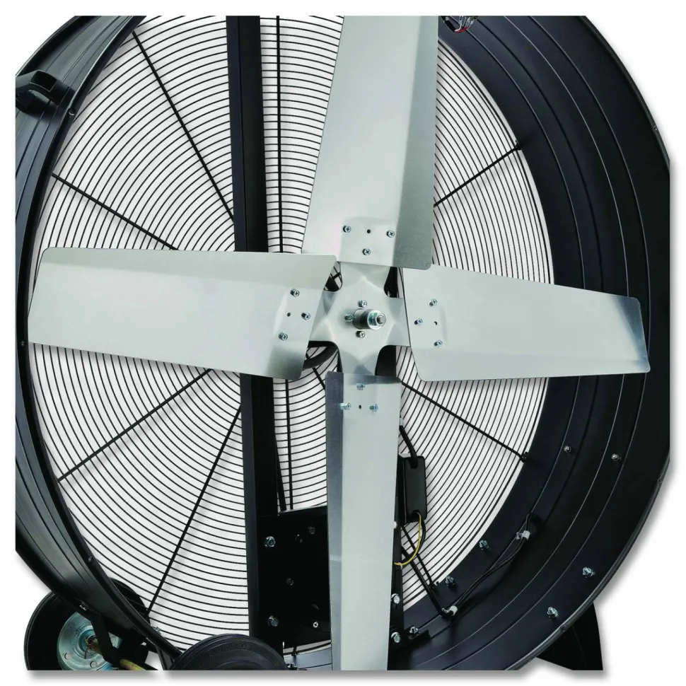 Global Industrial Portable Drum Blower Fan, 42", 2 Speeds, Black