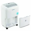 Global Industrial Portable Dehumidifier with Pump and Wi-Fi, 11.62 x 11.62 x 24.81, White