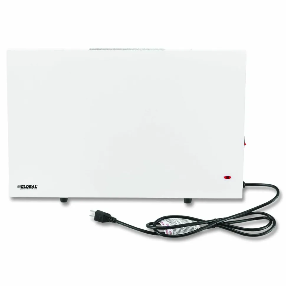 Global Industrial Radiant Panel Heater, 120 W, 22.43 x 1.06 x 14.87, White