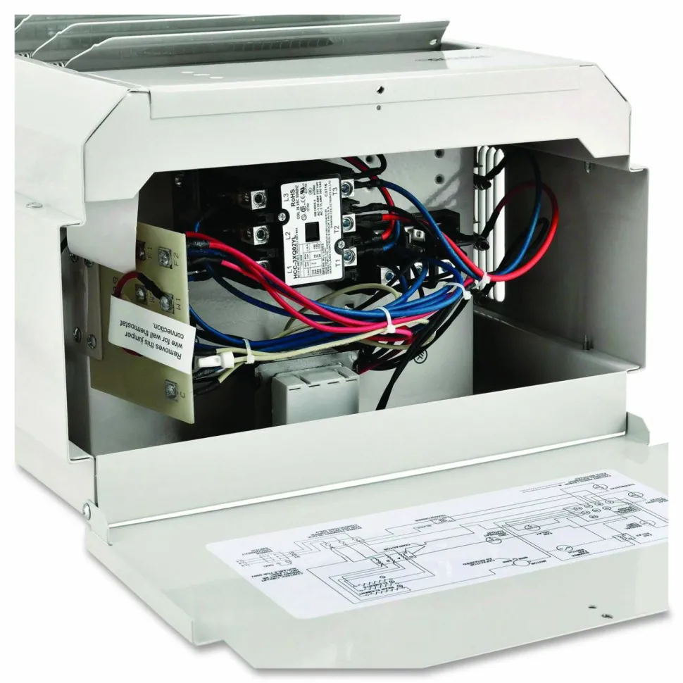 Global Industrial Unit Heater, Horizontal or Vertical Downflow, 5,000 W, 14.13 x 8.5 x 16, White
