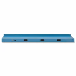 Global Industrial Upper Workbench Shelf, 3 Duplex Outlets, For Use With 72" Wide Workbenches, 100 lb Weight Capacity