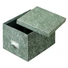 Globe Weis Index Card Storage Tray, 6" x 9", 70% Recycled, Green